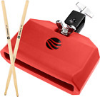 Idsworld Jam Drum Block Latin Percussion Red Plastic Musical Instrument Adjustab
