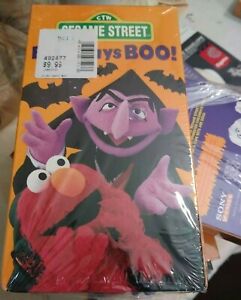Sesame Street - Elmo Says Boo VHS  RARE VINTAGE COLLECTIBLE  BRAND NEW