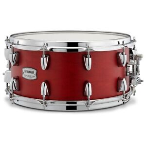 Yamaha Tour Custom Maple Snare Drum 14 x 6.5 in., Candy Apple Satin 197881121488