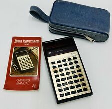New ListingVintage 1970s Texas Instruments TI-30 Calculator Red LED W/Case + Manual Works