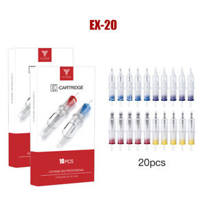 Tattoo Cartridges Needles 20x Disposable Sterilized Round Liners Shaders
