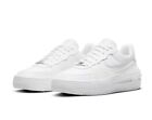 Women Nike Air Force 1 Platform Low Lifestyle Sneakers White/White DJ9946-100