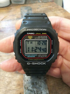 Vintage Casio 1st G Shock DW-5000c 240 Japan Mens Watch Collector Quality Nice!!