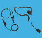 Ultra Light Quality Single Muff Headset PTT for Motorola APX 900 APX1000 APX2000
