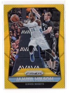 New Listing2015-16 Panini Prizm Gold Jameer Nelson 1/10