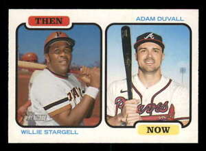 2022 Topps Heritage Then and Now #SD Adam Duvall/Willie Stargell (Insert 1:18)