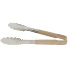 Vollrath Jacob's Pride Utility Tong with Tan Kool-TouchHandle  - 9 1/2