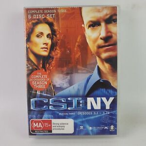 CSI: NY  Complete Season 3 DVD 2006 Mystery TV Series Crime Drama