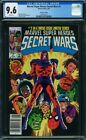 MARVEL SUPER HEROES SECRET WARS 2 CGC 9.6 WHITE PAGES MAGNETO RARE NEWSSTAND A9