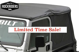 1997-2006 Wrangler TJ Soft Top with Rear Tinted Windows  3 Year Warranty! (For: 1997 Jeep Wrangler)