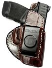 TAGUA Premium Right Hand IWB Inside Pants Brown Leather Holster CHOOSE