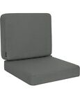 New ListingFavoyard Deep Seat Patio Cushion Set 24 x 24 Inch Waterproof Outdoor Chair Gray