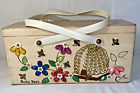 Enid Collins Of Texas Vintage Wooden Purse Pocketbook Box Bag Busy Bees Bee Hive