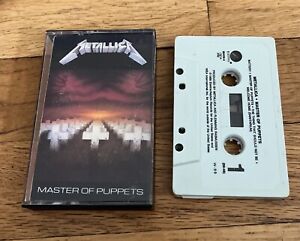 Metallica Master of Puppets by Metallica Cassette Tape 1986 Original Tested