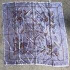 Square Purple Lavender Brown Scarf 26x26” FREE SHIPPING