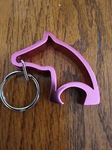 Horse Head Key Ring Bottle Opener New Pink