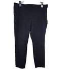 Cabi Women's Pants Size 12 Black Stretch Pencil Trouser Slim Side Zip Style 5174