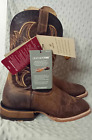 Ariat®  size 11 Men's Point Ryder Tan & Burnt Brown Square Toe Boots 10042471