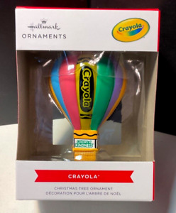 Hallmark 2023 Crayola Hot Air Balloon Colors of Kindness Christmas Ornament NEW