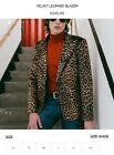 Phix Clothing Leopard Velvet Blazer Jacket
