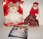Mattel Barbie Happy Holidays 1989 Special Edition Snowflake Lot + Jewel Princess
