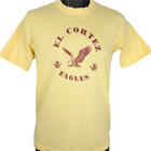 Vintage El Cortez Eagles T Shirt Mens Size Small 80s Bald Eagle Made In USA