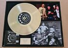 New ListingBLINK 182 Greatest Hits Fully hand signed x3 Gold Disc frame Tom Delong Tour