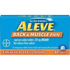 Aleve Back & Muscle Pain Reliever & Fever Reducer Naproxen Tablets 220 mg 50 ct