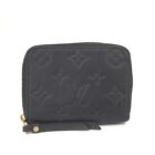 Louis Vuitton Monogram Empreinte Zippy Zip Around Wallet Coin purse/6Y0880