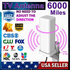 6000Mile 4K 1080P HDTV Outdoor Amplified TV Antenna Digital HD UHF VHF 360 Rotor