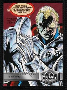 2020 Upper Deck Marvel X-Men Metal Universe High Series PMG Red 74/100 Stryfe