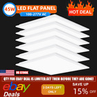 6Pack 2X2FT LED Panel Light 45W Drop Ceiling Troffer Flat Fixtures 5000k white