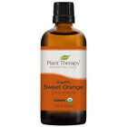 Plant Therapy Sweet Orange Organic Essential Oil 100% Pure, Undiluted