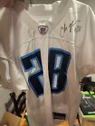 Tennessee Titans Chris Johnson Worn And Signed Practice Jersey