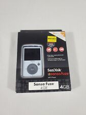 SanDisk Sansa Fuze 4 GB MP3 Player Black SDMX14R Brand New Sealed Ships Free