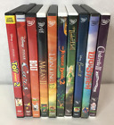 Lot of 10 Walt Disney & Disney Pixar Movies on DVD Lion King Toy Story Stitch