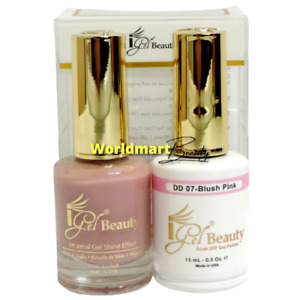 IGel Beauty Gel Nail Polish 0.5oz Gel DUO DD07- BLUSH PINK