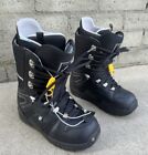 Burton Casa Womens Snowboard Boots Black Leather Size 9 USED EXCELLENT