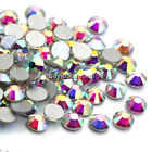 Crystal AB Nail Art Rhinestones Flat Back Glass Gems for Nails Clothes Craft