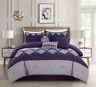 7 Piece Comforter Set Bed in a Bag Queen King Cal King Size Bedding Set
