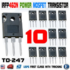10pcs IRFP460 IRF460 Power MOSFET N-Channel Transistor IRFP460n 20A 500V TO-247