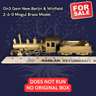 On3 Gem New Berlin & Winfield 2-6-0 Mogul Brass Train Model - Unpainted