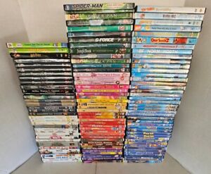 Wholesale Lot 100+ DVDs Kids & Family Children's Baby Pixar Disney Thomas Potter