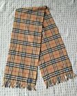Burberry Scarf 100% Lambswool Made In England