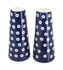 Blue Rose Polish Pottery Dots Salt & Pepper Shakers