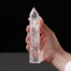 12-13cm Large Clear Quartz Crystal Point Natural Wand Reiki Healing Energy Gift