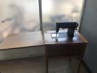 Kenmore Deluxe Rotary E-6354 Sewing Machine & Sears Roebuck Cabinet Needs Work