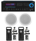 Technical Pro Home Karaoke Machine System w/ Bluetooth+(2) 6.5