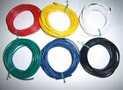 30' 16 Gauge AWG Ga Black Red Yellow White Green Blue Car Alarm Primary Wire 12V