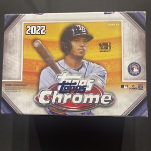 2022 Topps Chrome MLB Baseball Trading Card Blaster Box. New Factory Sealed.